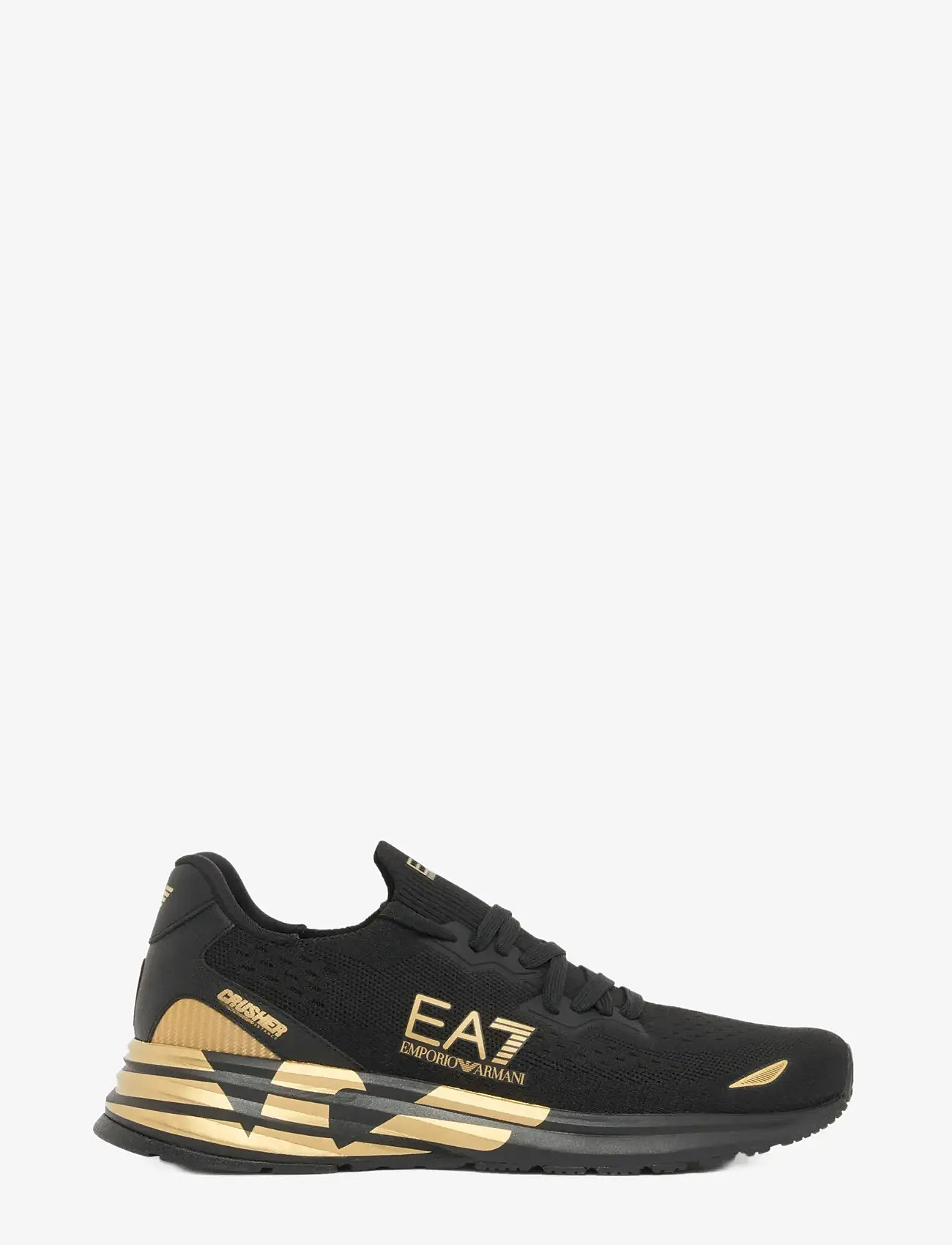 EA7 - SNEAKER - lave sneakers - triple black-gold - 1