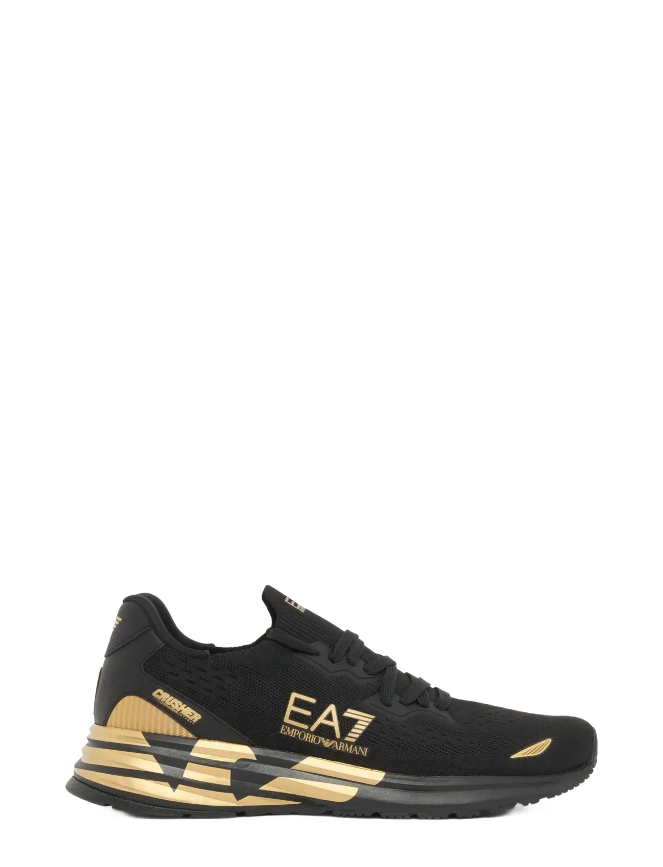 EA7 - SNEAKER - sport - triple black-gold - 1