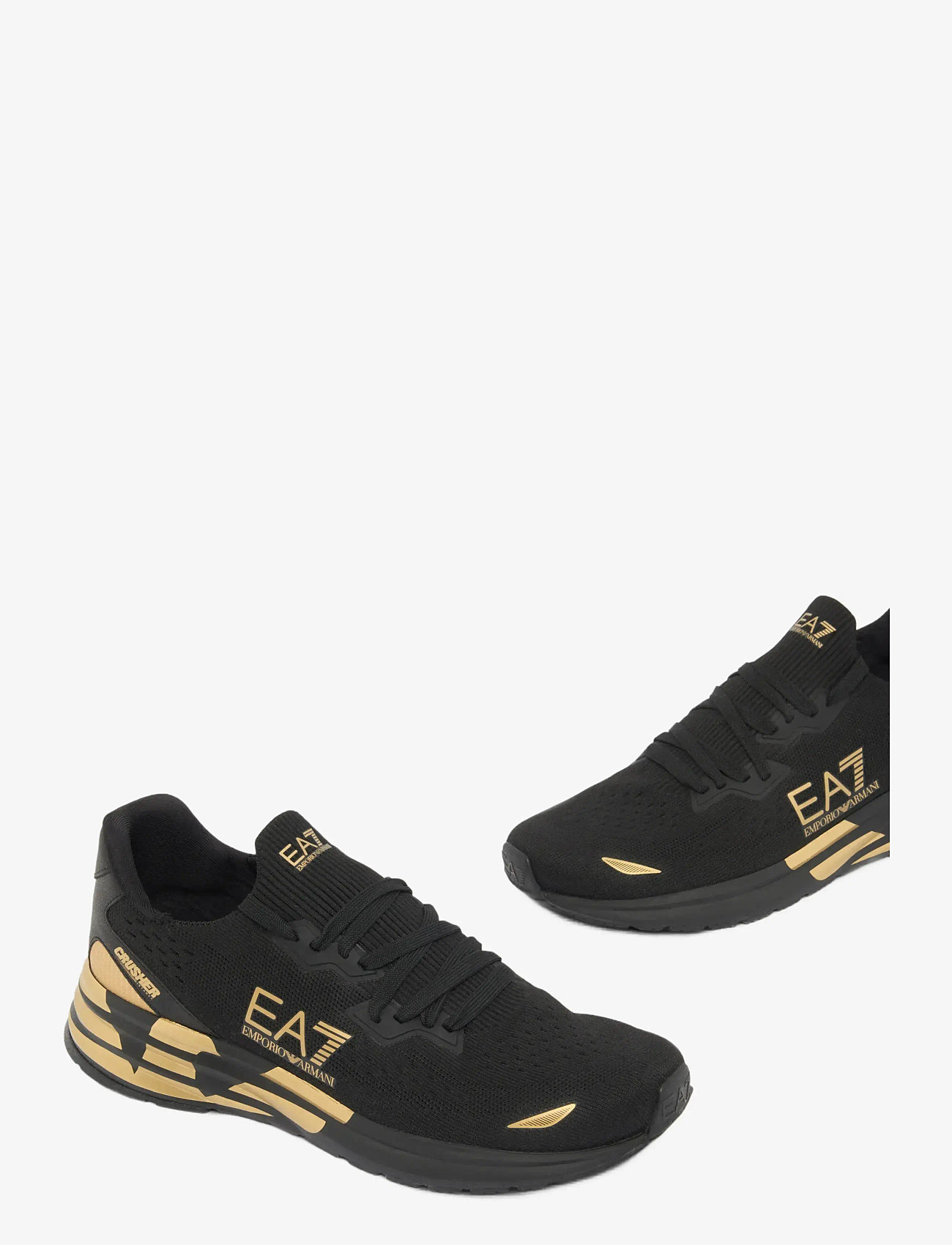 EA7 - SNEAKER - lave sneakers - triple black-gold - 5