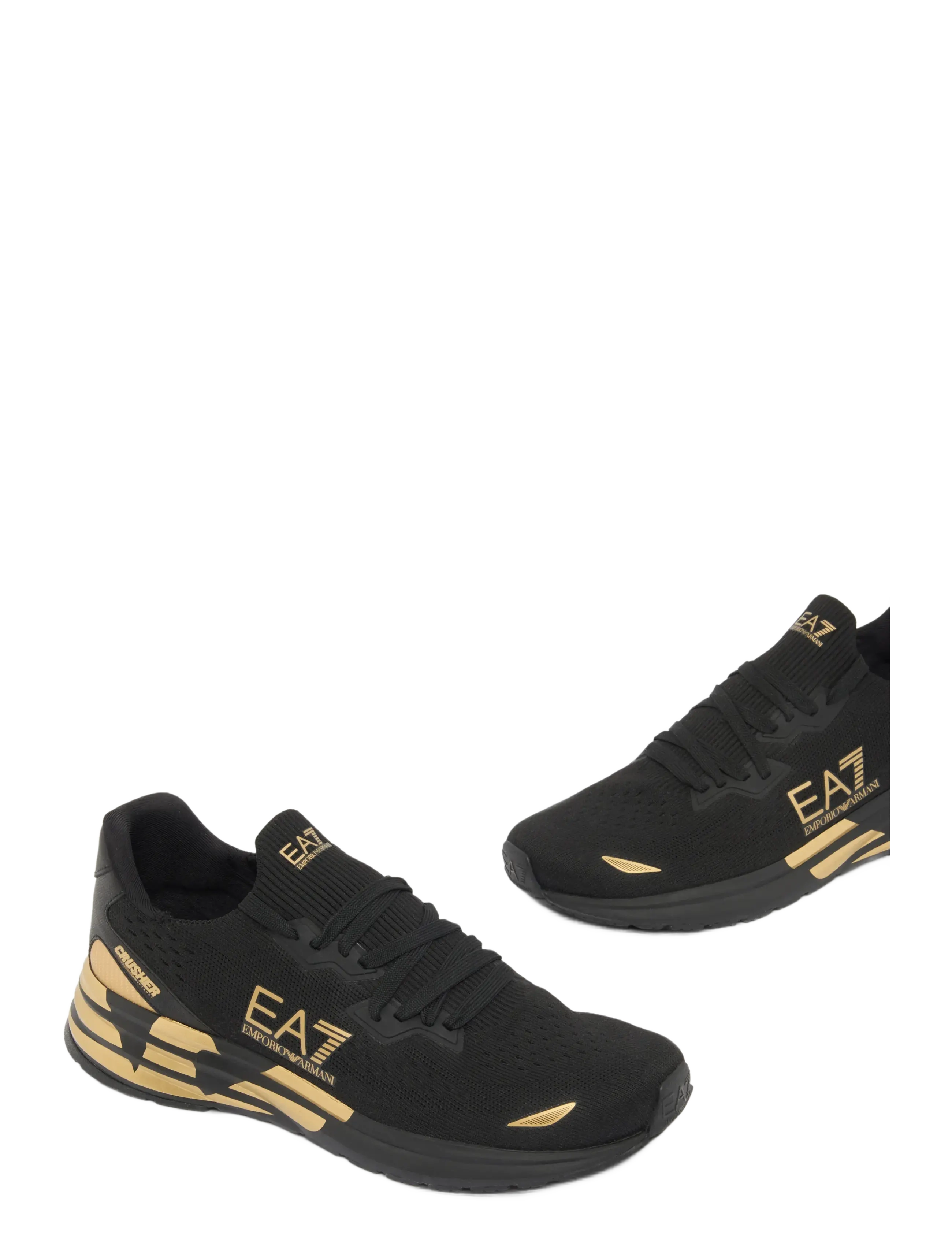 EA7 - SNEAKER - sport - triple black-gold - 5