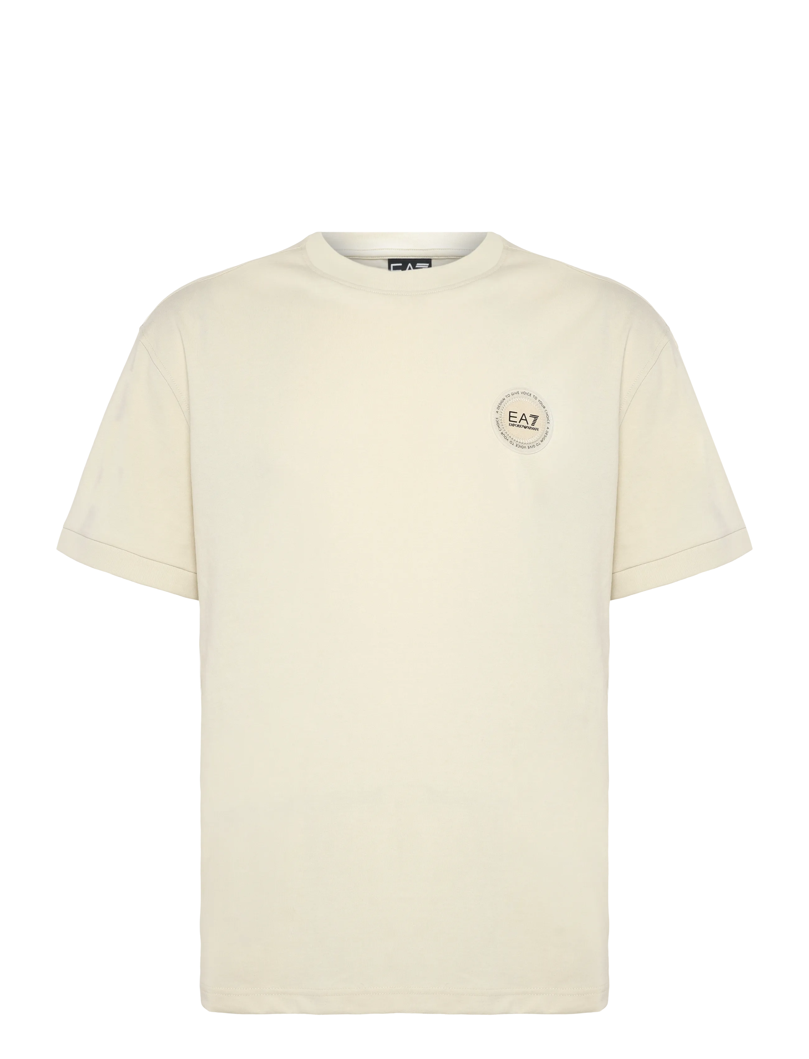 EA7 T-SHIRT - T-shirts - ALMOND MILK / cream