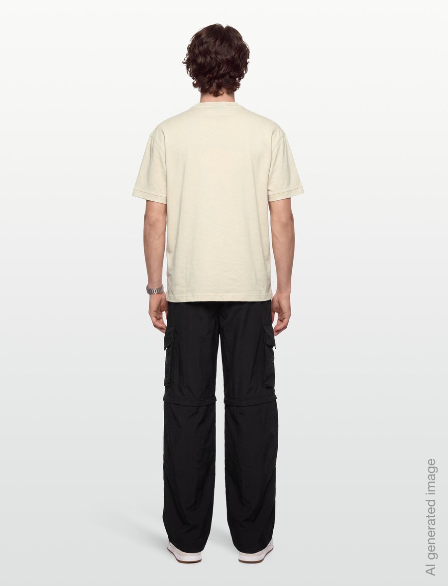 EA7 - T-SHIRT - kurzärmelige t-shirts - almond milk - 4