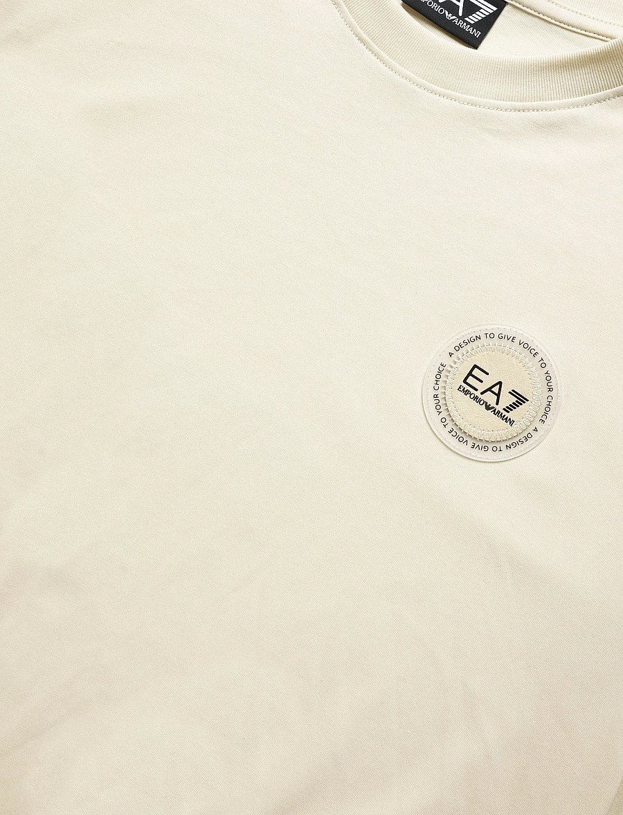 EA7 - T-SHIRT - kortärmade t-shirts - almond milk - 2
