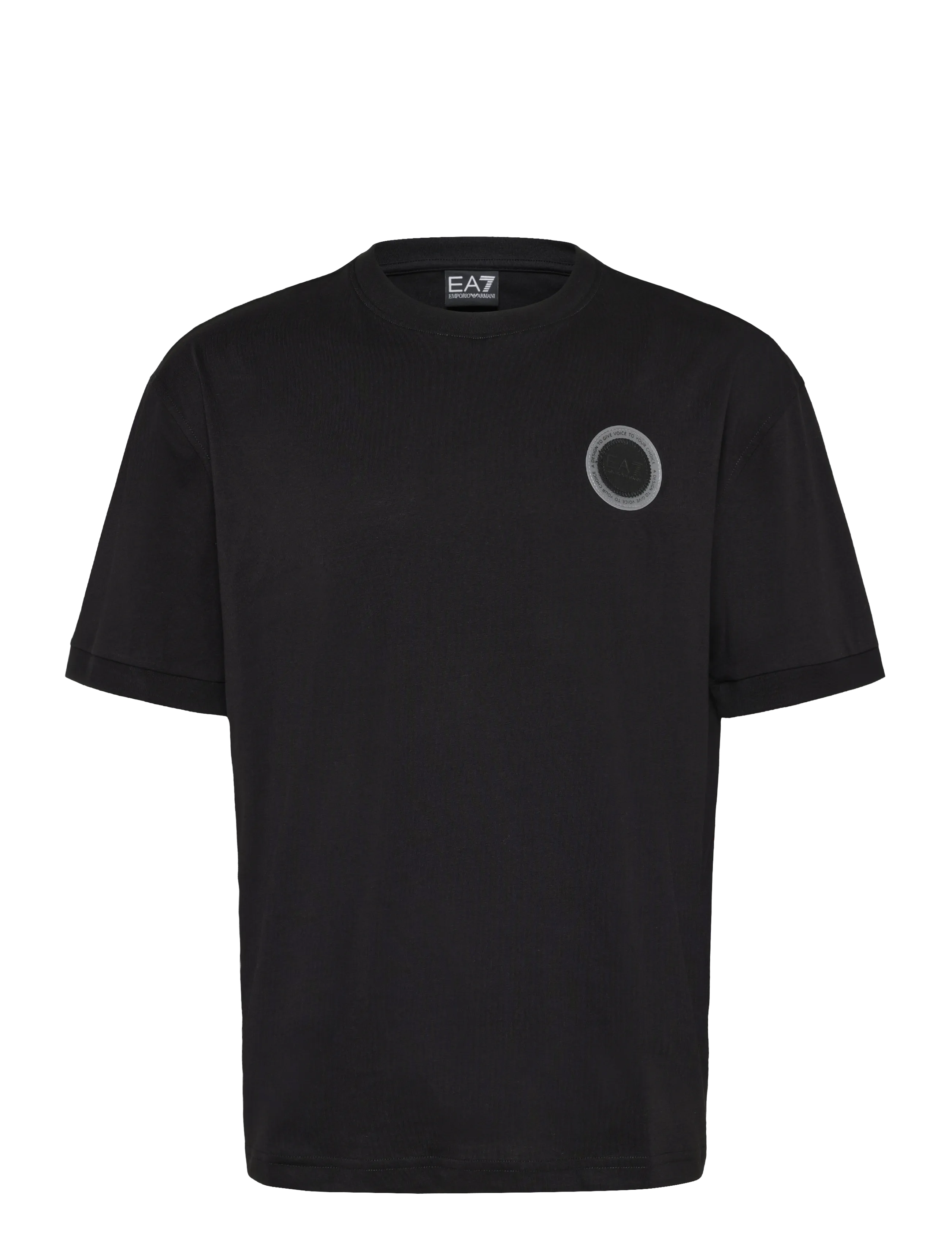EA7 T-SHIRT - T-shirts - BLACK / black