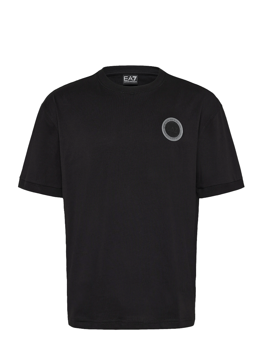 EA7 - T-SHIRT - kortärmade t-shirts - black - 0
