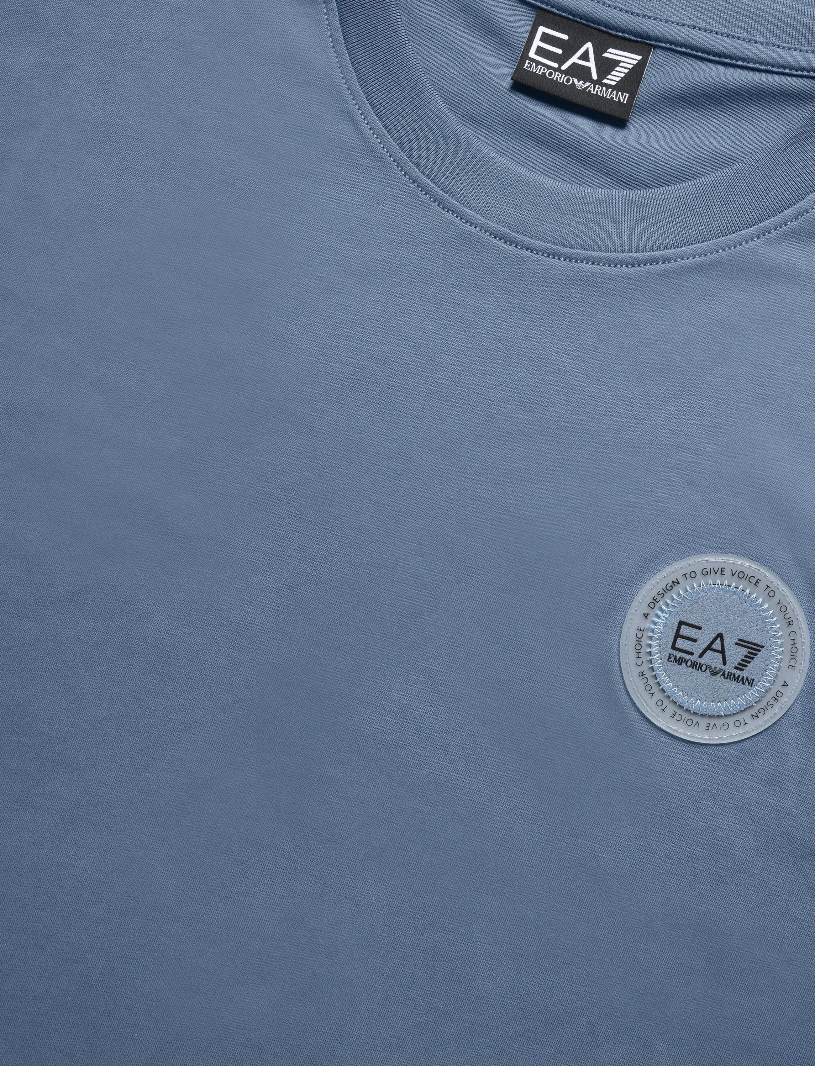EA7 - T-SHIRT - kortärmade t-shirts - china blue - 2
