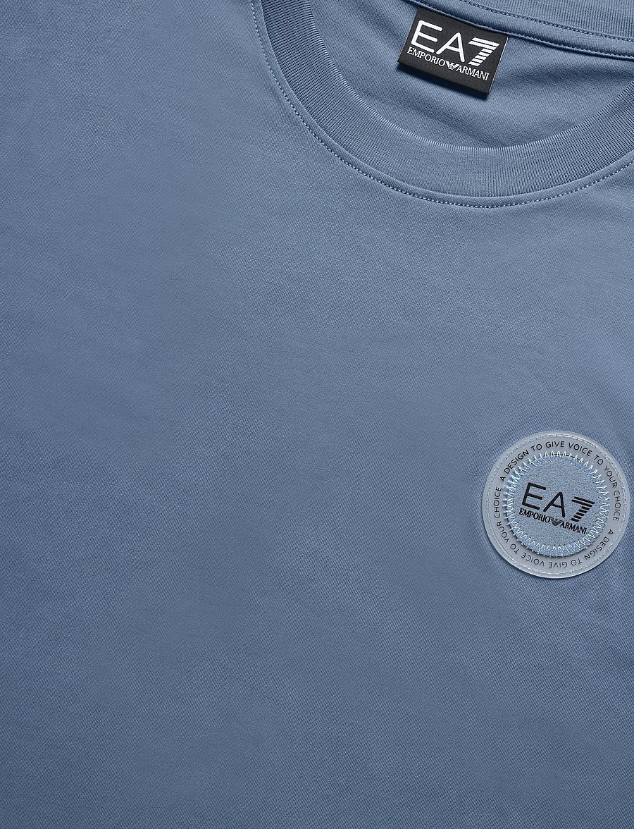EA7 - T-SHIRT - kortärmade t-shirts - china blue - 2