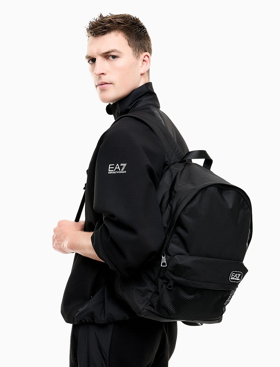 EA7 - BACKPACK - shoppa efter tillfälle - black - 0