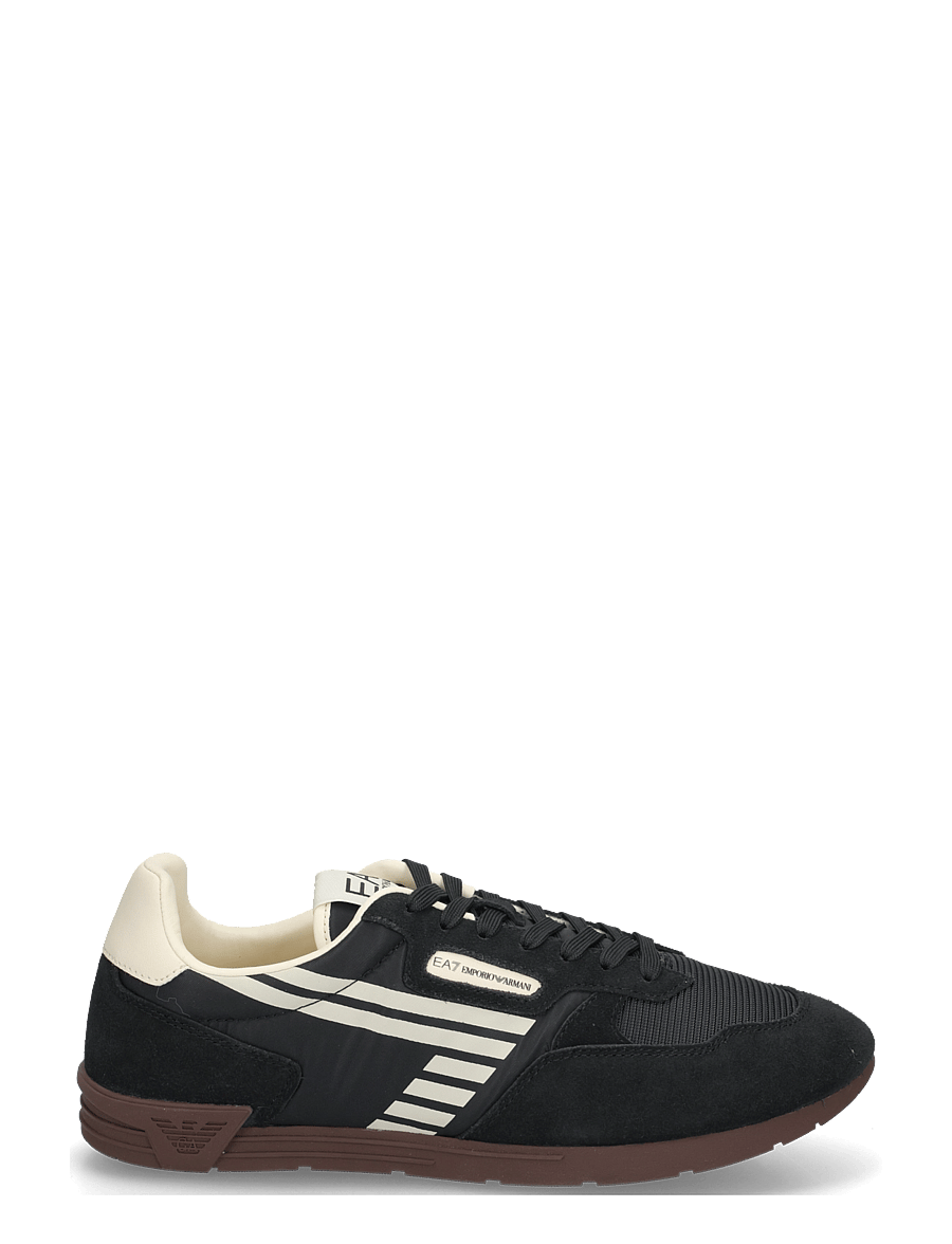 EA7 - SNEAKER - sneaker - black+buttercream - 2
