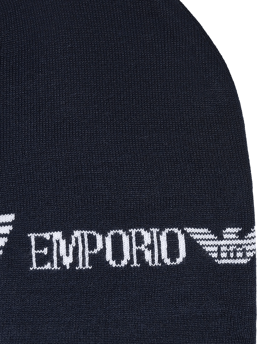 EA7 - BEANIE HAT - huer - armani blu / white - 2