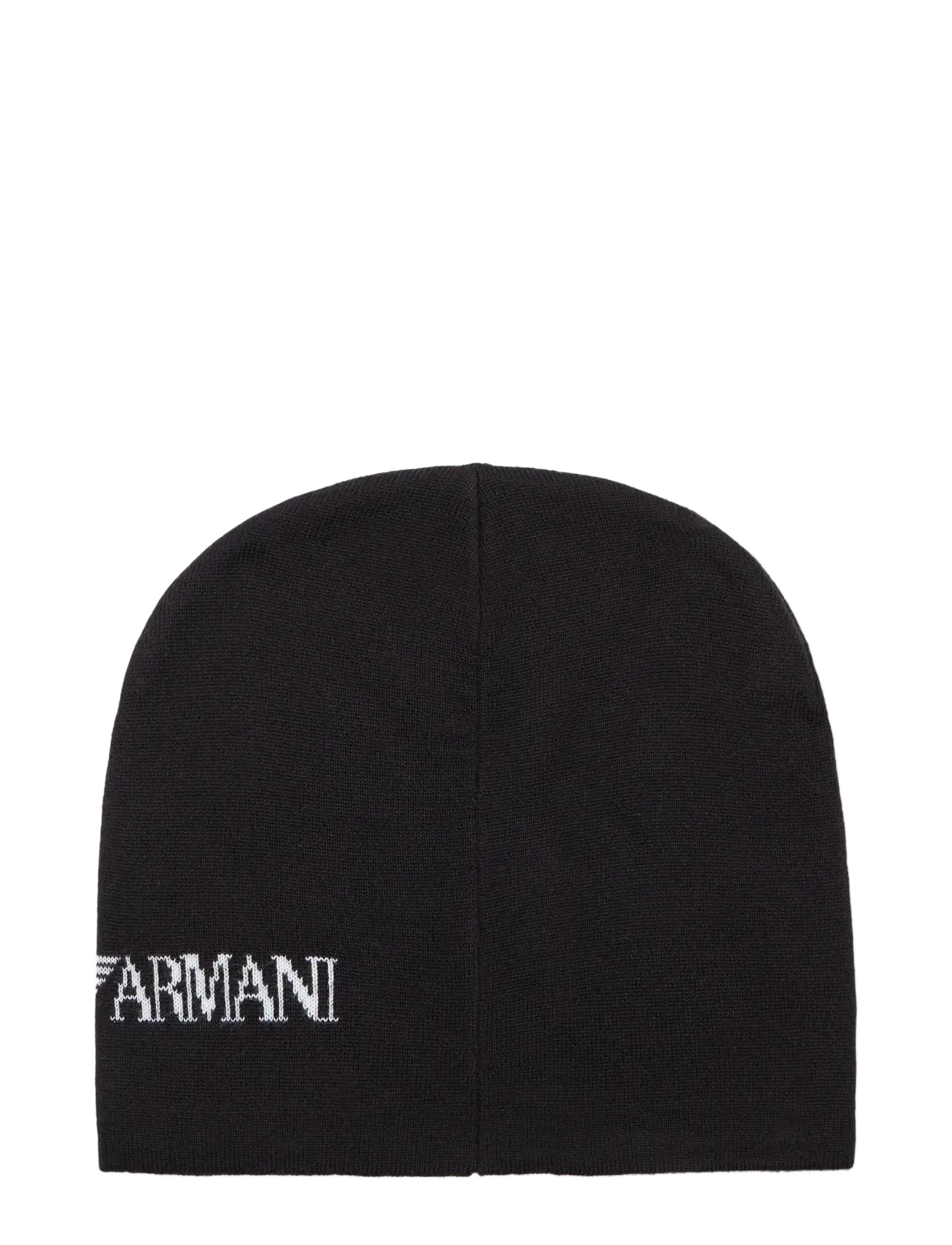 EA7 - BEANIE HAT - kootud mütsid - black/white - 2