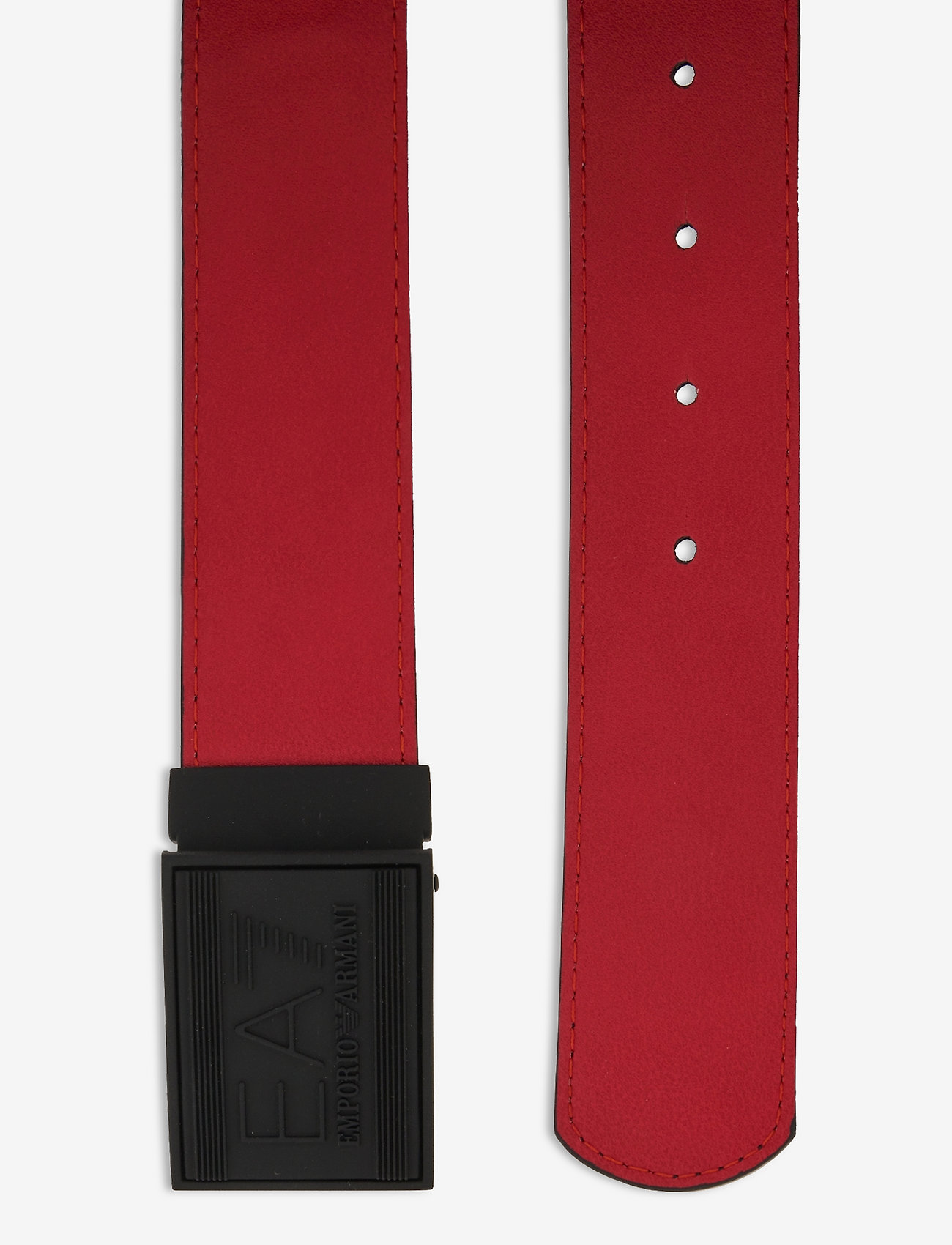 EA7 - UNISEX BELT - black/racing red - 2