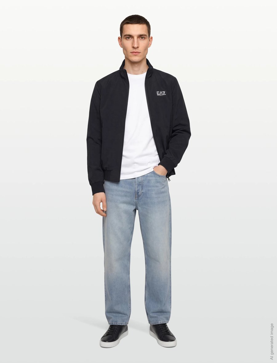 EA7 - BOMBER JACKET - frühlingsjacken - armani blue - 0