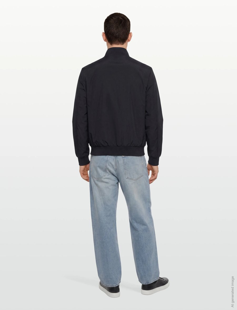EA7 - BOMBER JACKET - frühlingsjacken - armani blue - 4