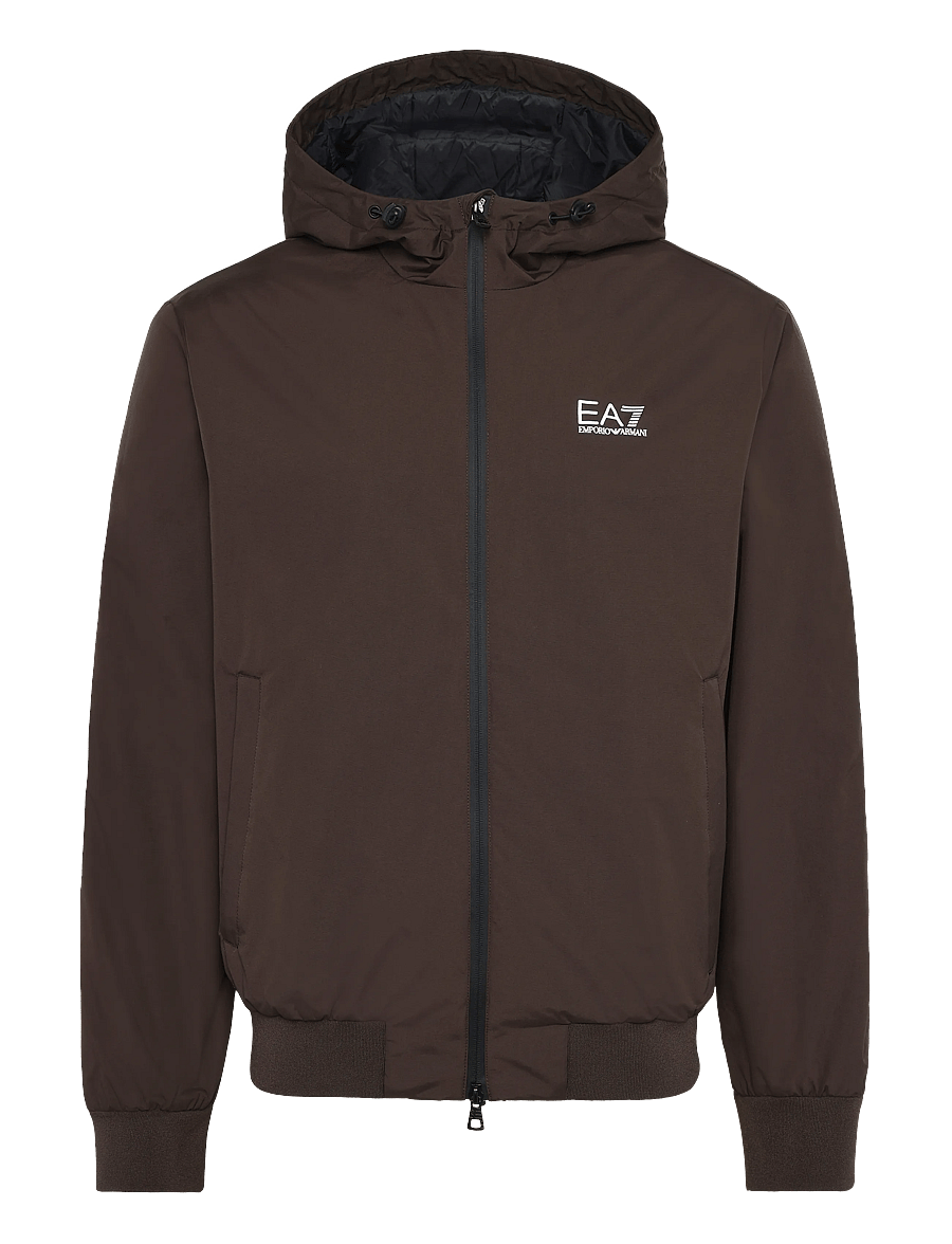 EA7 - BOMBER JACKET - fall jackets - mulch - 0