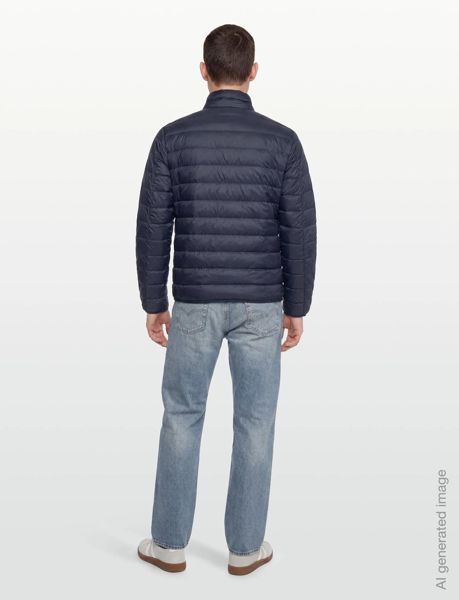 EA7 - DOWN JACKET - herbstjacken - armani blue - 4