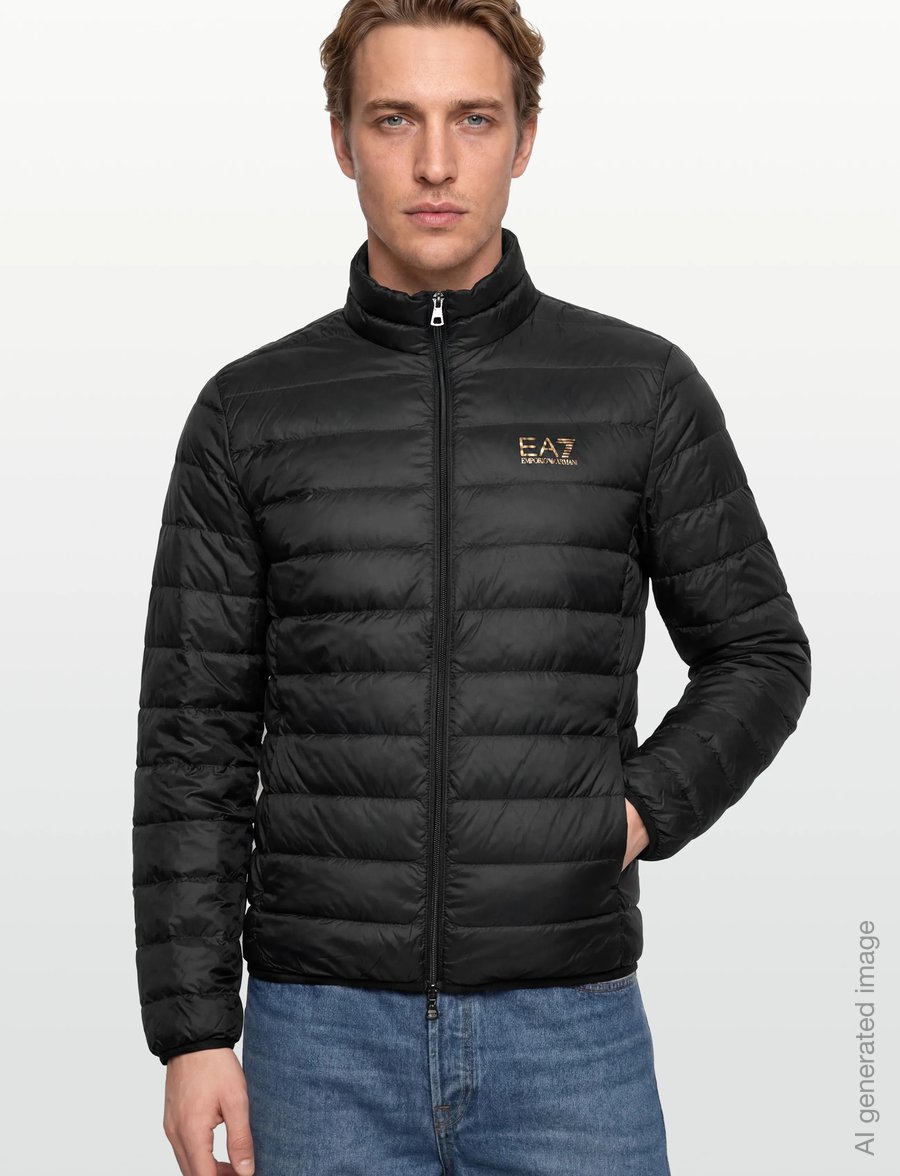 EA7 - DOWN JACKET - fall jackets - black - 3