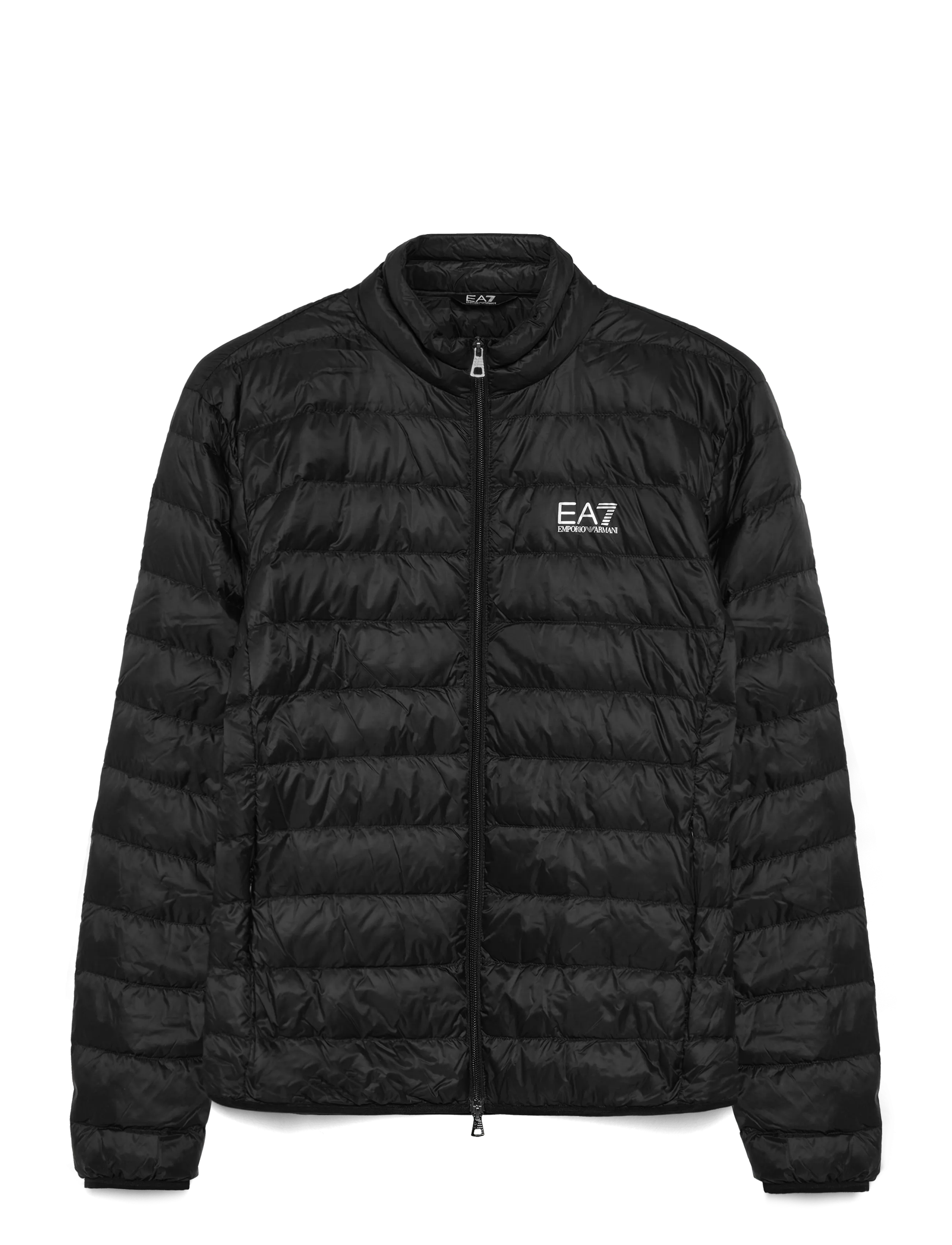 EA7 Down Jacket, S, Jackets, Schwarz - Light Männerswear