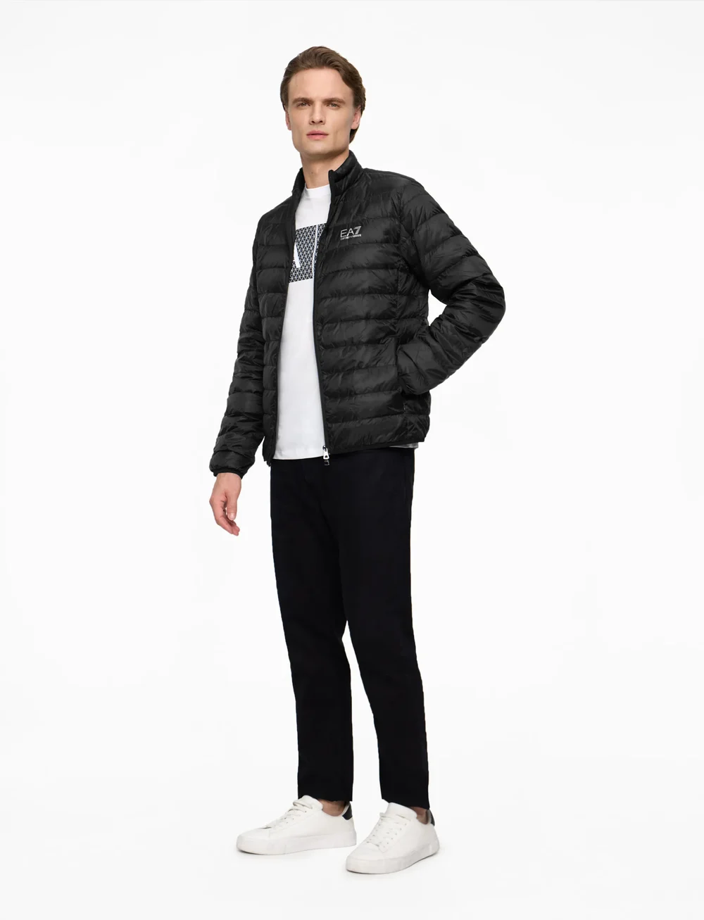 EA7 - DOWN JACKET - herbstjacken - black - 2