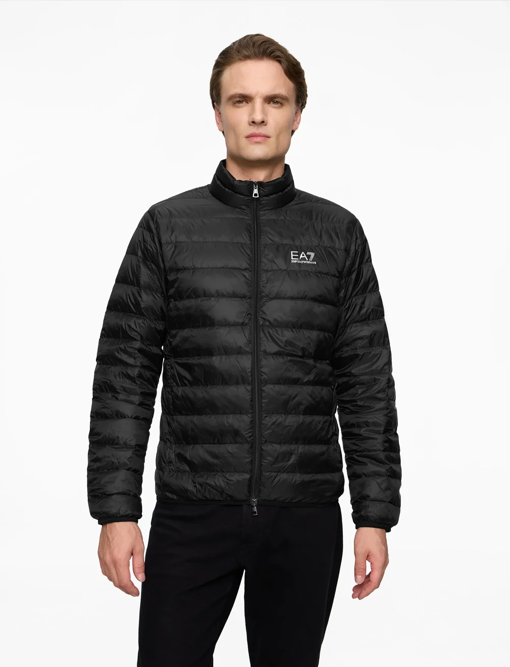 EA7 - DOWN JACKET - herbstjacken - black - 0