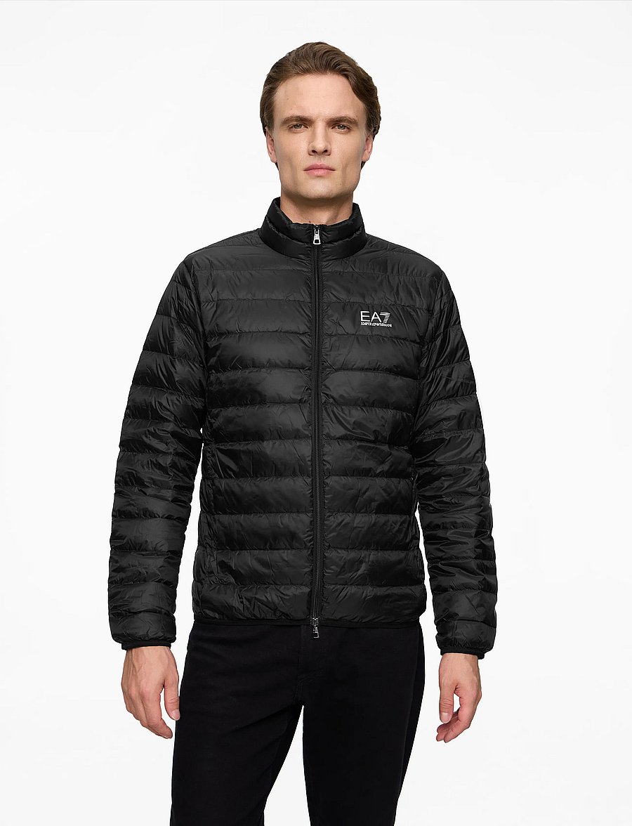 EA7 - DOWN JACKET - fall jackets - black - 0