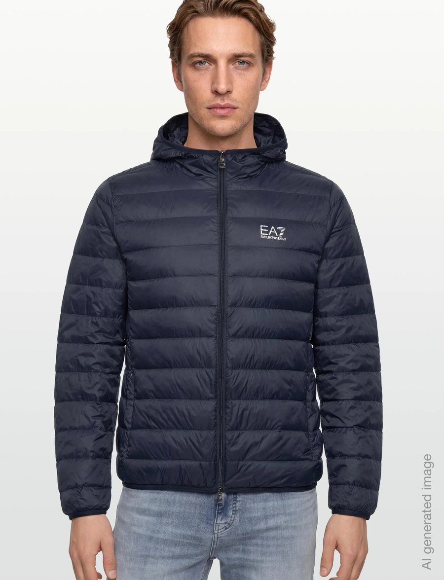 EA7 - DOWN JACKET - fall jackets - armani blue - 3