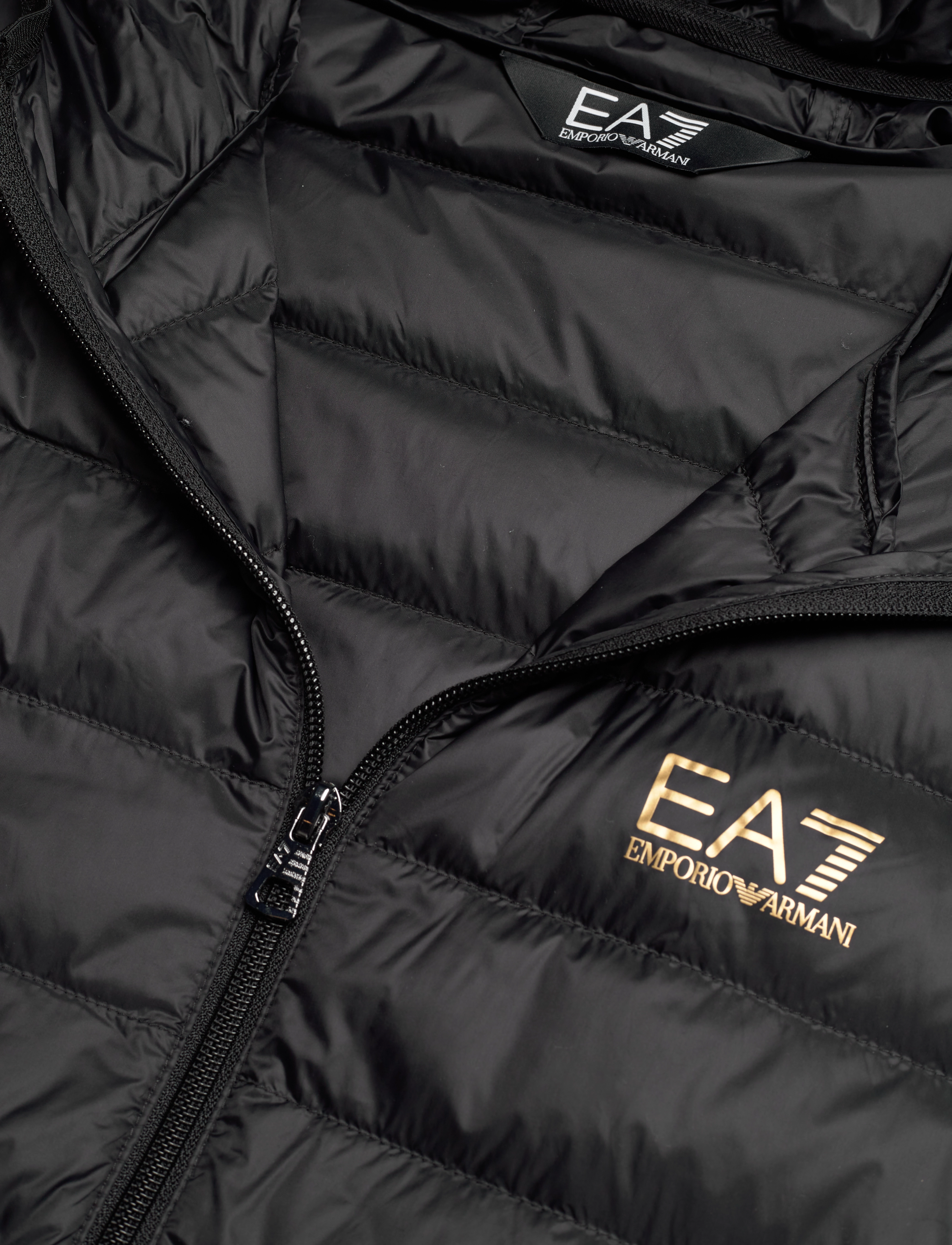 EA7 - DOWN JACKET - vinterjakker - black - 2