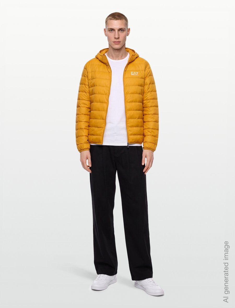 EA7 - DOWN JACKET - rudeninės striukės - golden yellow - 0