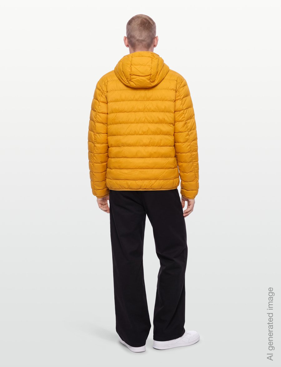 EA7 - DOWN JACKET - rudeninės striukės - golden yellow - 4