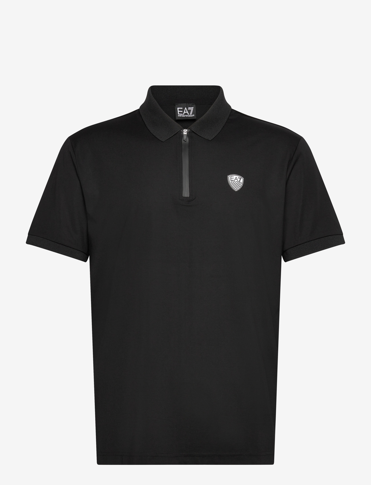 EA7 - POLO SHIRT - short-sleeved polos - black - 0