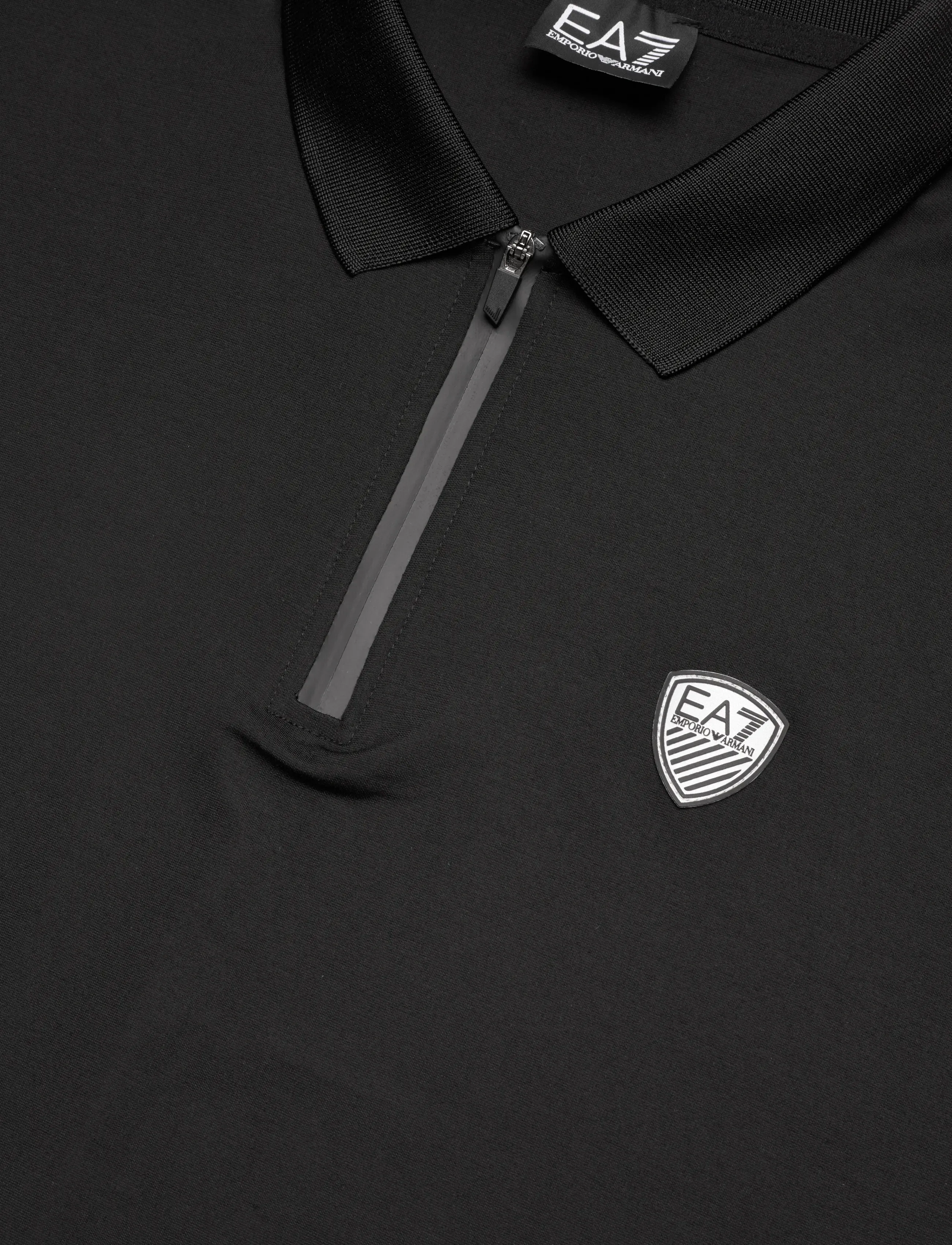 EA7 - POLO SHIRT - short-sleeved polos - black - 5