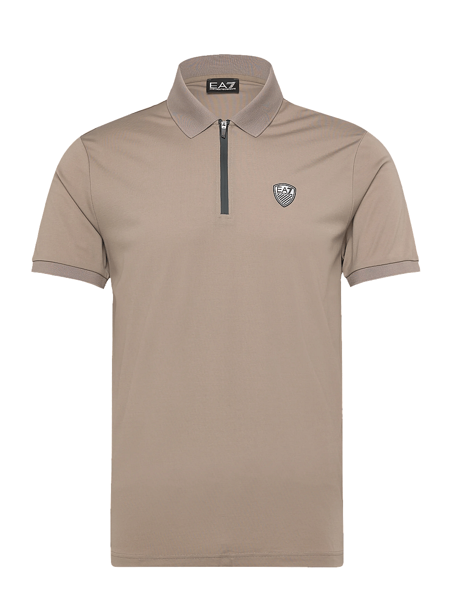 EA7 - POLO SHIRT - kortærmede poloer - roasted cashew - 1