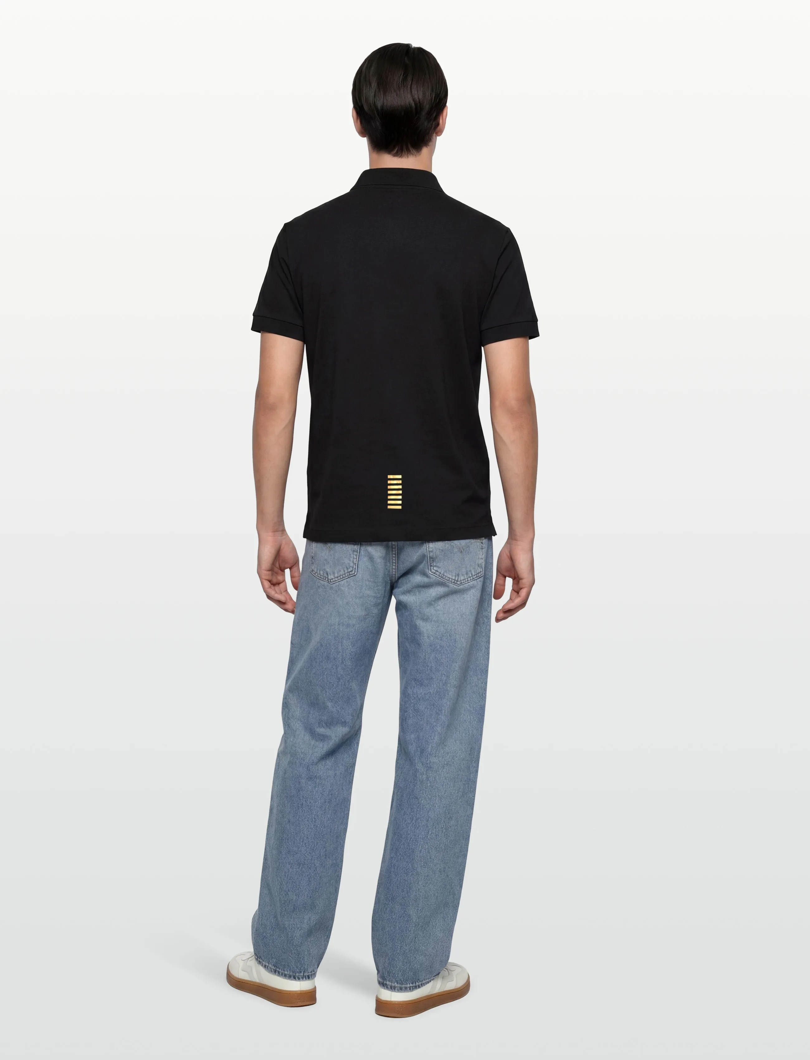 EA7 - POLO SHIRT - short-sleeved polos - black - 4