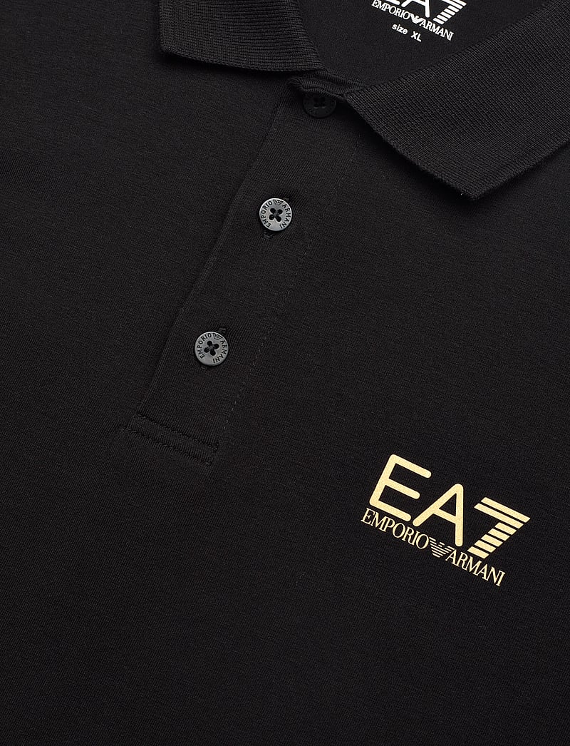 EA7 - POLO SHIRT - kurzärmelig - black - 2
