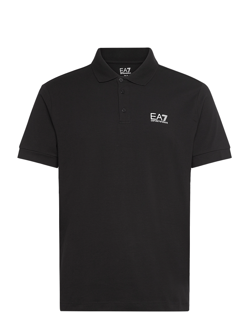 EA7 - POLO SHIRT - kortærmede poloer - black - 1