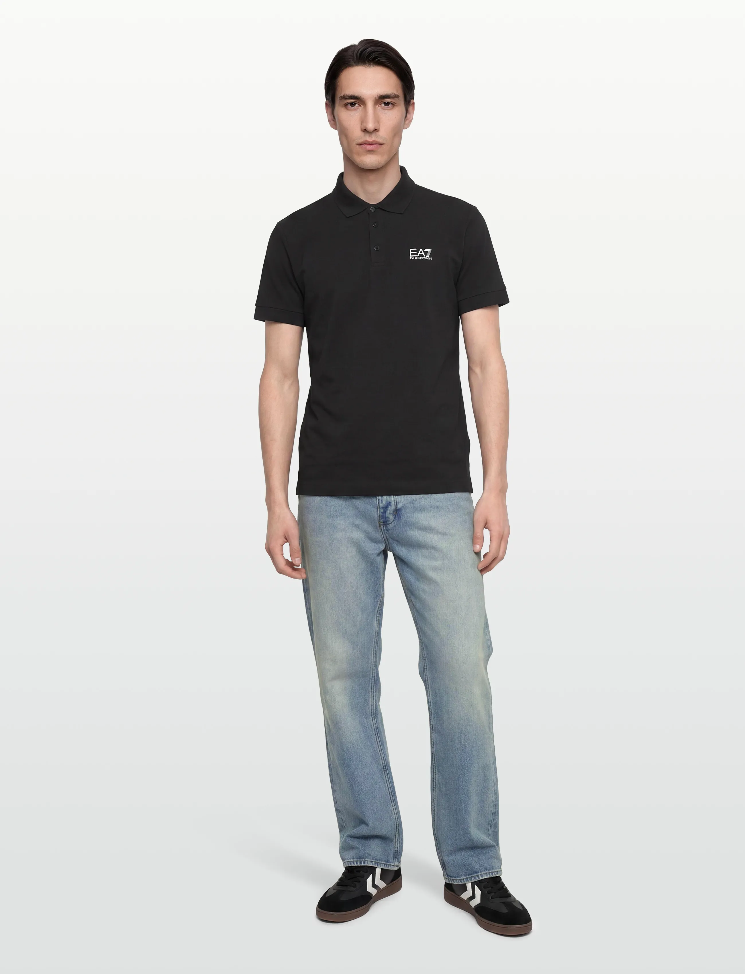 EA7 Polo Shirt, XS, Polos, Schwarz - Short-sleeved, Männerswear
