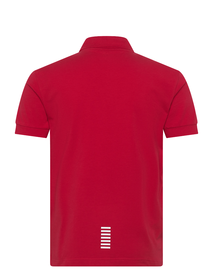 EA7 - POLO SHIRT - kortärmade pikéer - haute red - 2