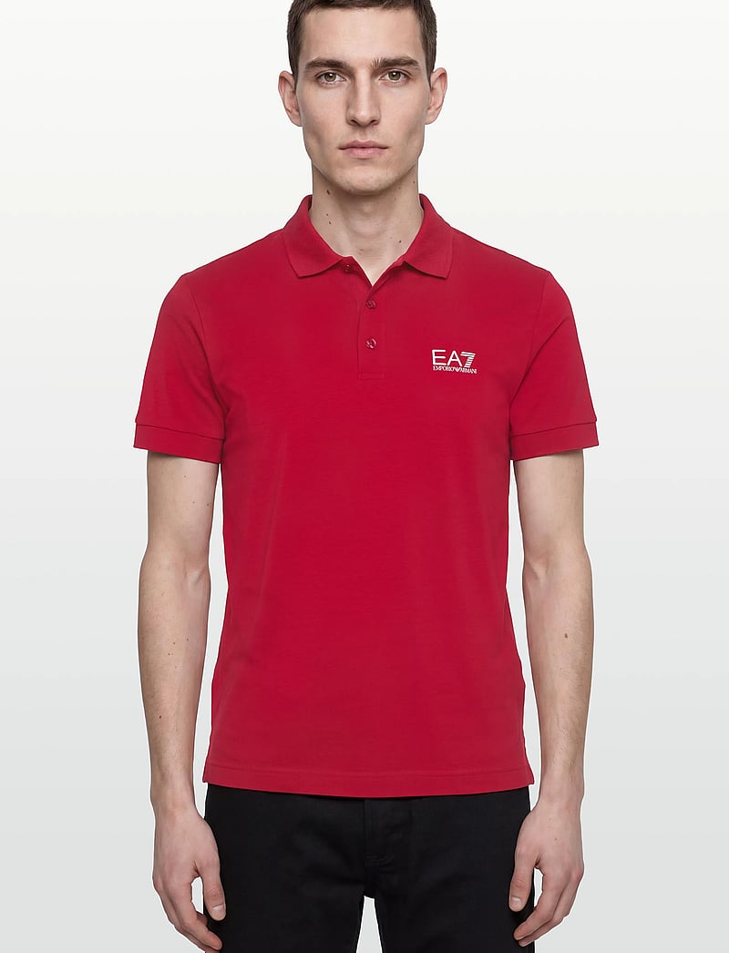 EA7 - POLO SHIRT - kortærmede poloer - haute red - 3