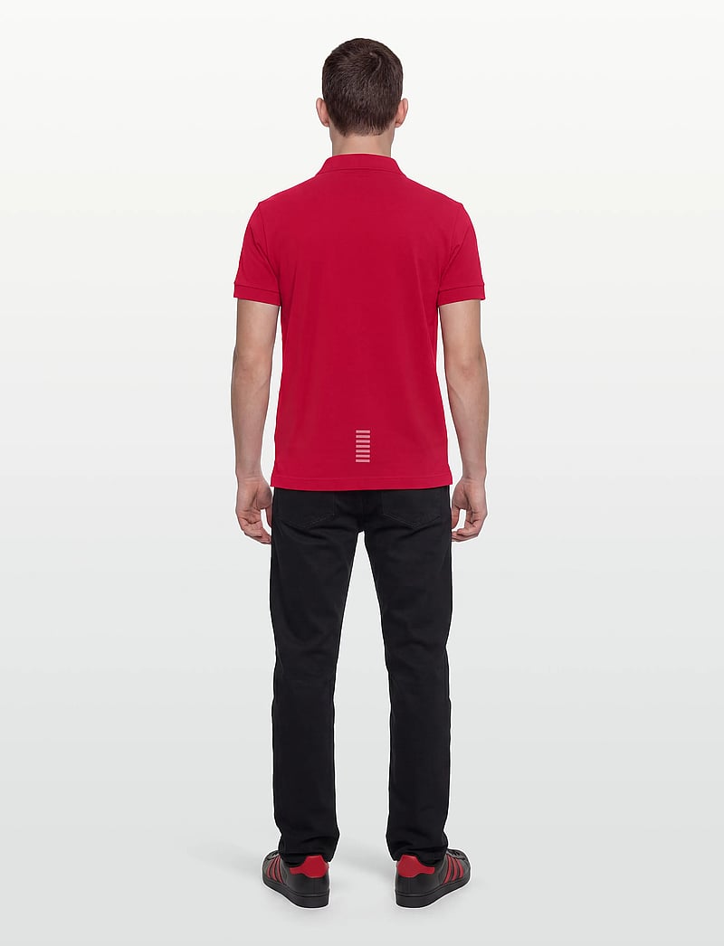 EA7 - POLO SHIRT - kortærmede poloer - haute red - 4