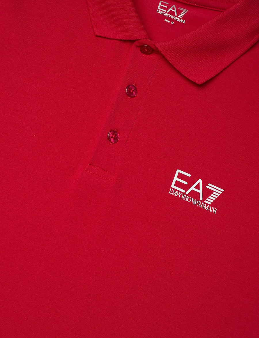 EA7 - POLO SHIRT - kortärmade pikéer - haute red - 5