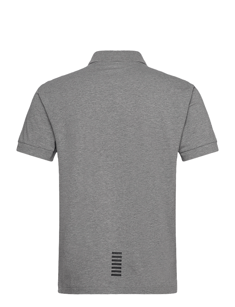 EA7 - POLO SHIRT - short-sleeved polos - med.grey mel - 1
