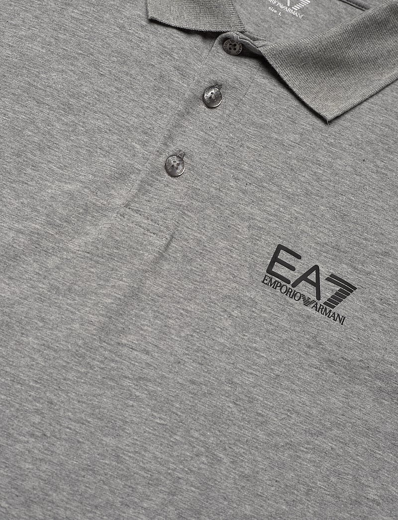 EA7 - POLO SHIRT - short-sleeved polos - med.grey mel - 2