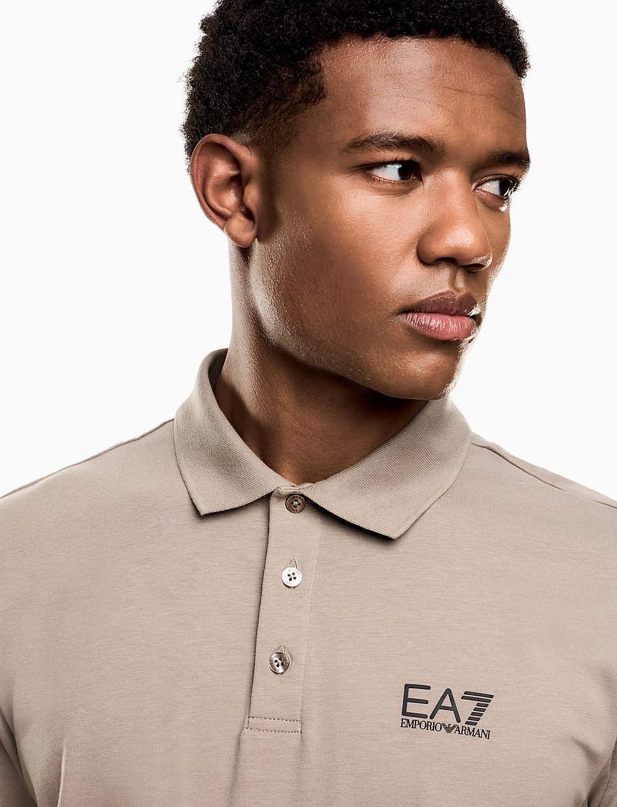 EA7 - POLO SHIRT - kortærmede poloer - roasted cashew - 3