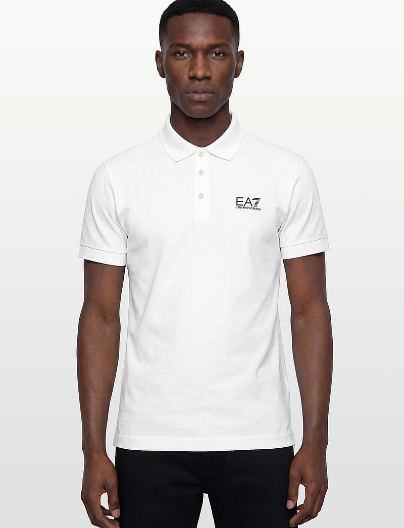 EA7 - POLO SHIRT - kurzärmelig - white - 3
