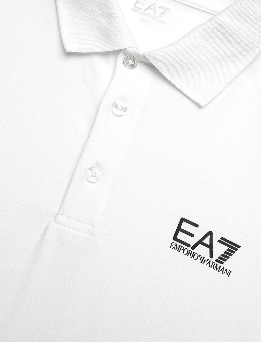 EA7 - POLO SHIRT - kortærmede poloer - white - 5