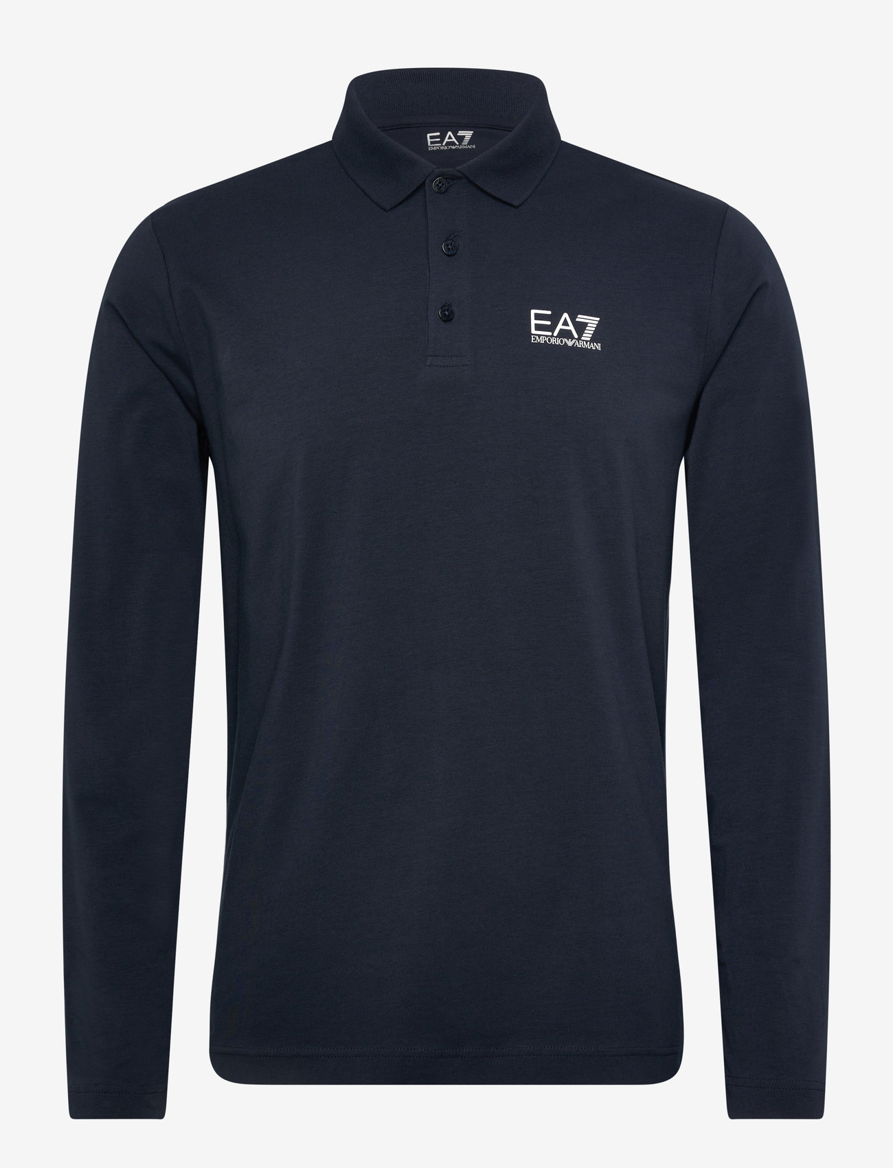 EA7 - POLO SHIRT - langærmede poloer - armani blue - 0