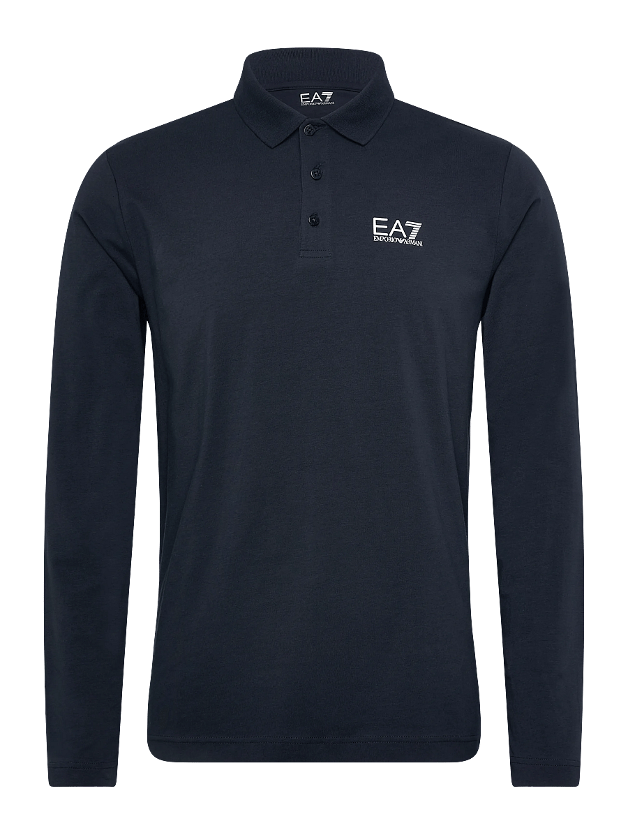 EA7 - POLO SHIRT - langärmelig - armani blue - 1