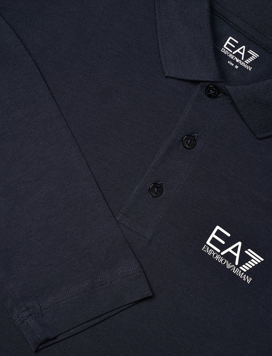 EA7 - POLO SHIRT - langärmelig - armani blue - 5