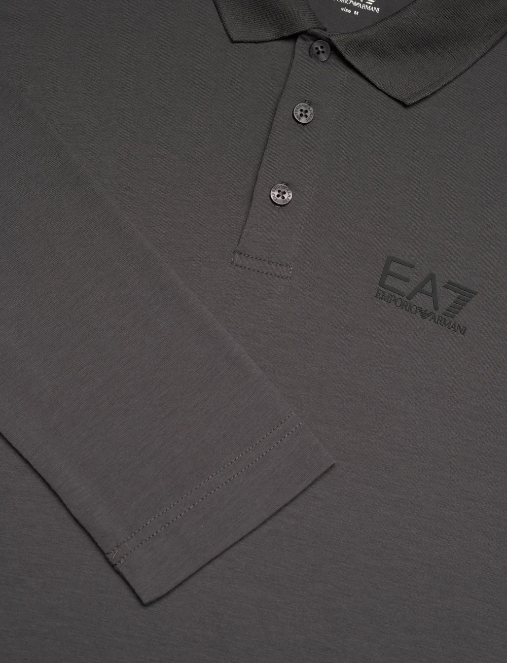 EA7 - POLO SHIRT - long-sleeved polos - asphalt - 2