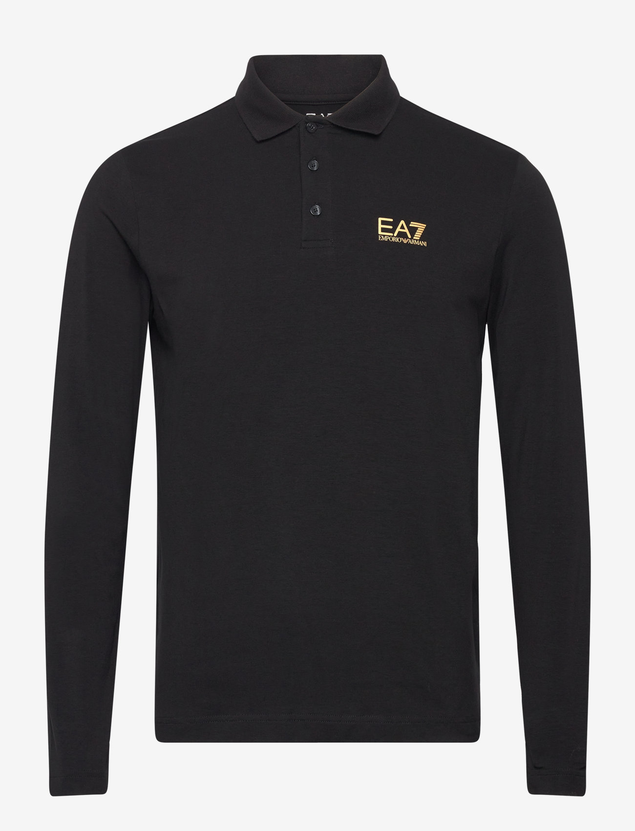 EA7 - POLO SHIRT - långärmade pikéer - black - 0